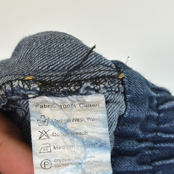 100% Cotton Baggy Wide Barrel Leg Pleat Front Elastic Stretchy Pants Size XL - Picture 5 of 7